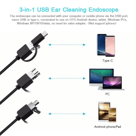 Anykit™ Multi Purpose Ear Cleaning Endoscope