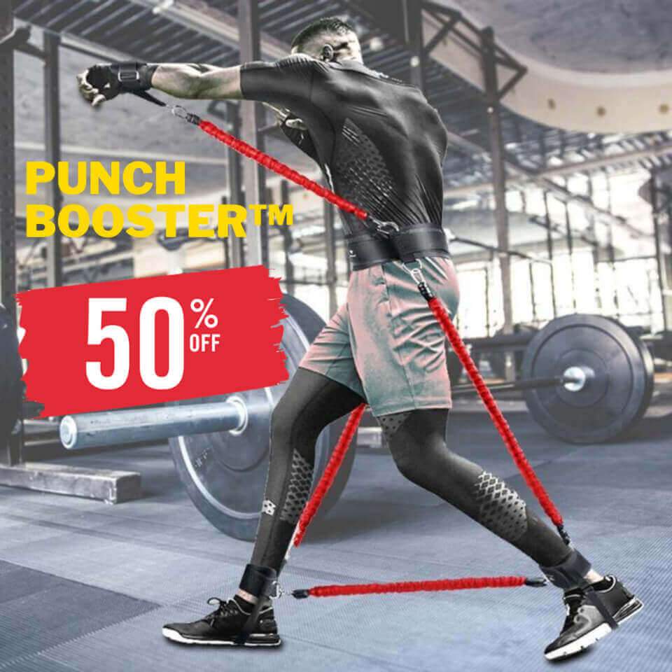 PUNCH BOOSTER™ Full Body Training Resistance Belt Band Set (150LBS) Limited 54% OFF
