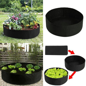 RAISED GARDEN BED - CIRCULAR FELT FABRIC (50 Gallons)