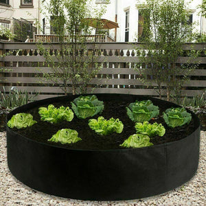 RAISED GARDEN BED - CIRCULAR FELT FABRIC (50 Gallons)